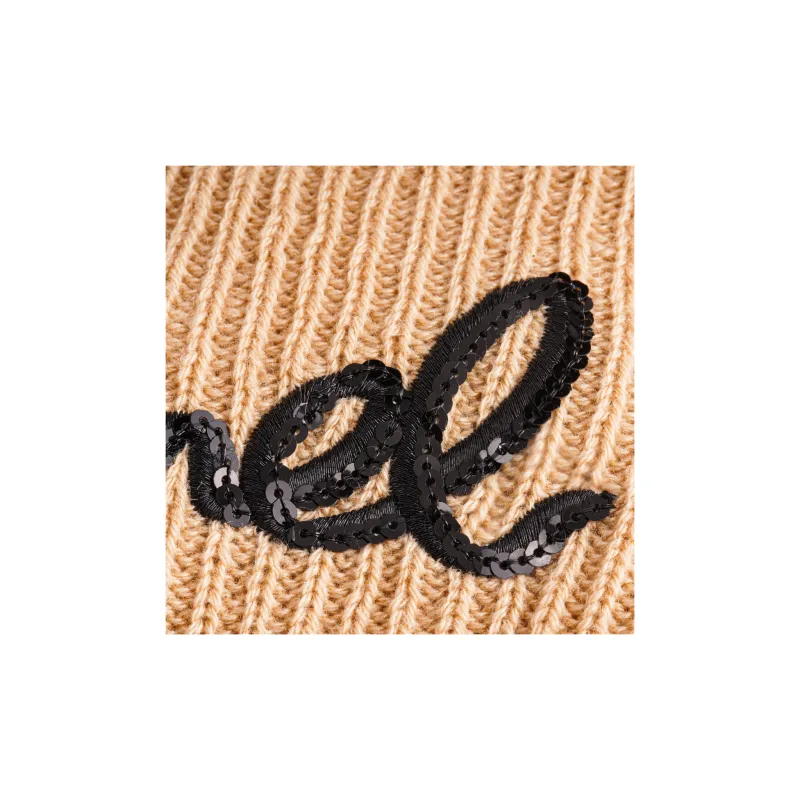 CHANEL Cashmere Beanies Unisex Yellow-3