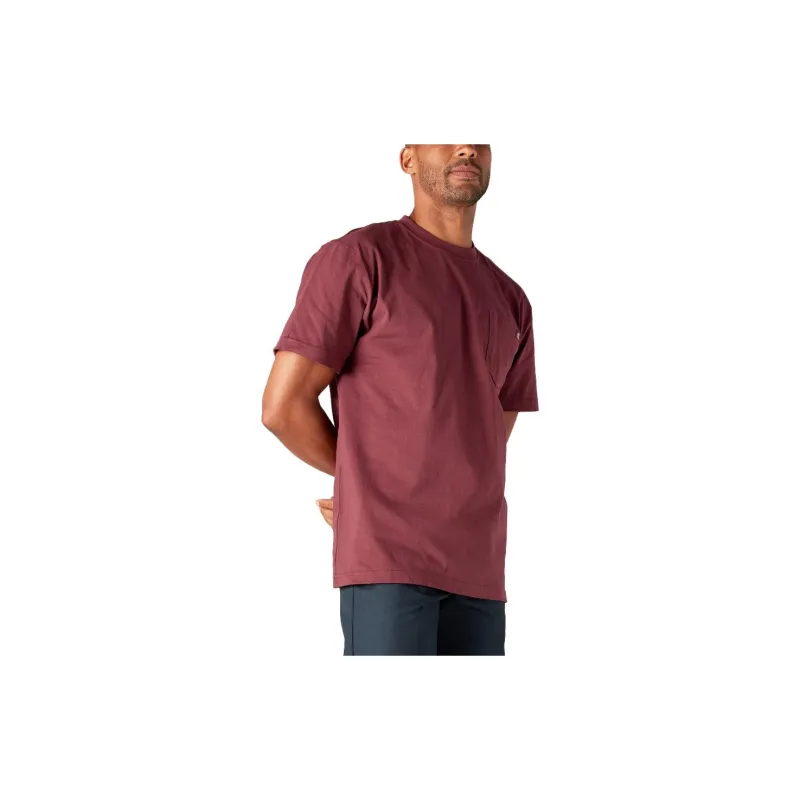 Dickies T-Shirts Men Burgundy-3