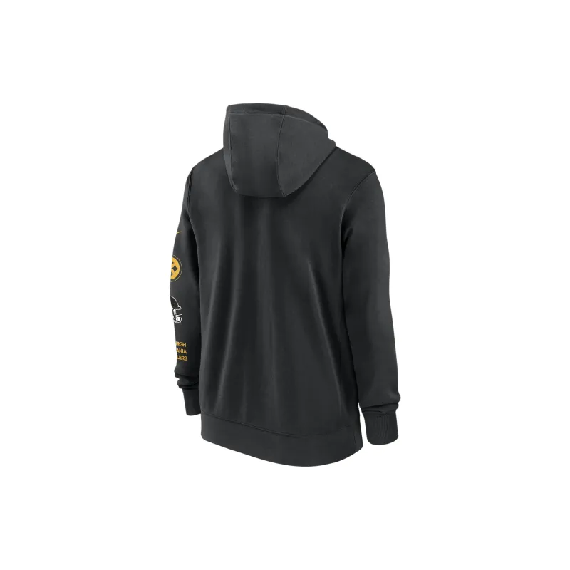 Nike Pittsburgh Steelers Club Men's Nike Nfl Full-Zip Hoodie-1