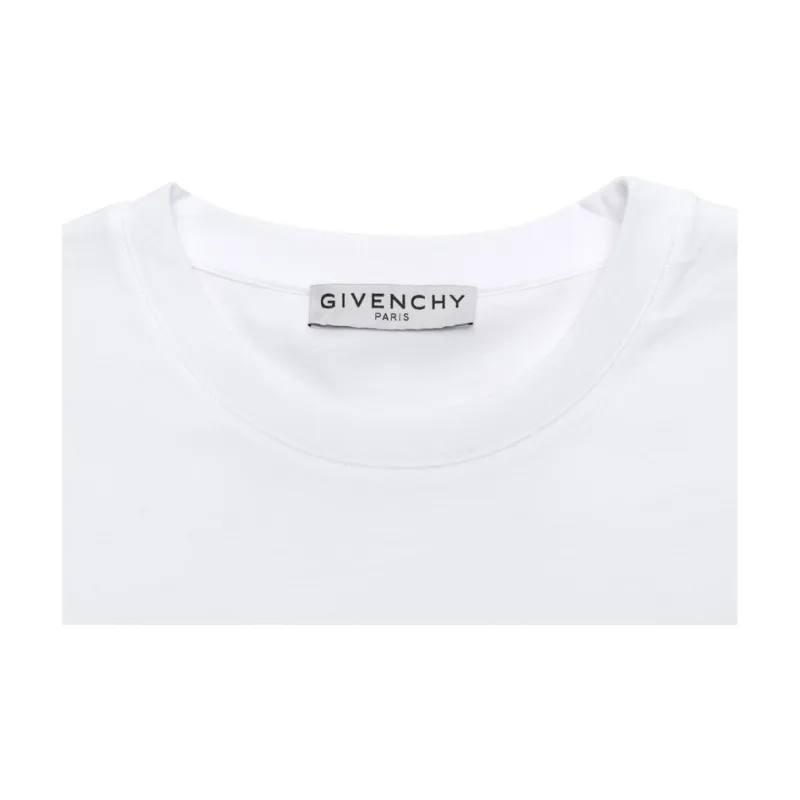 Givenchy T Shirts Men White-2
