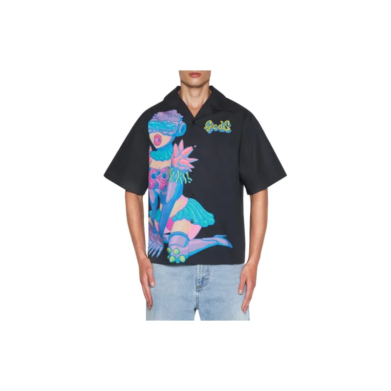 GCDS Shirts Men Black-2