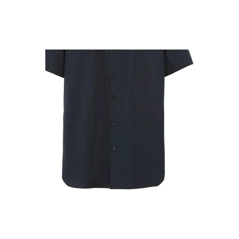 Burberry Logo embroidered Cotton Shirt-5