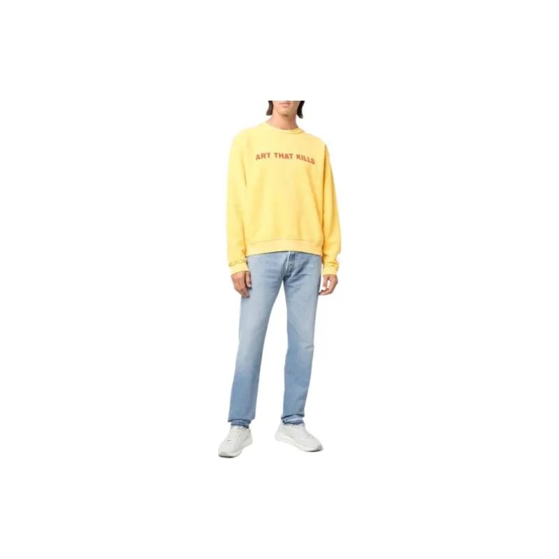 Gallery Dept. Sweatshirts Unisex Yellow-2