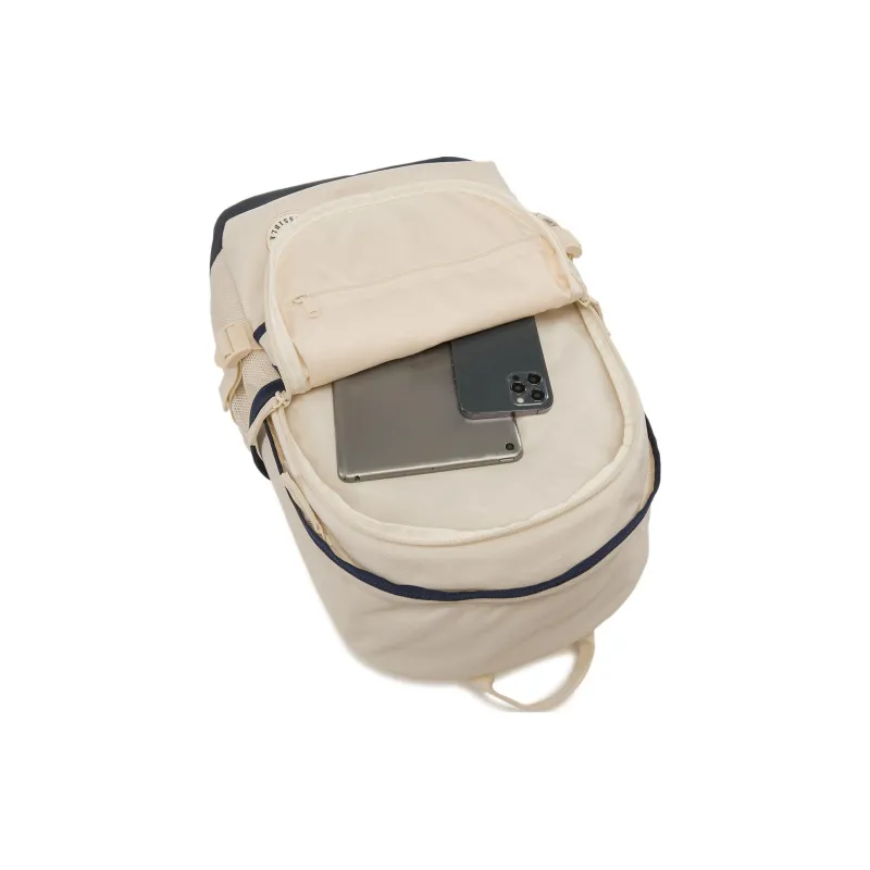 LiNing Polyester Backpack Unisex Rock White Gray & Deep Iris Blue-4