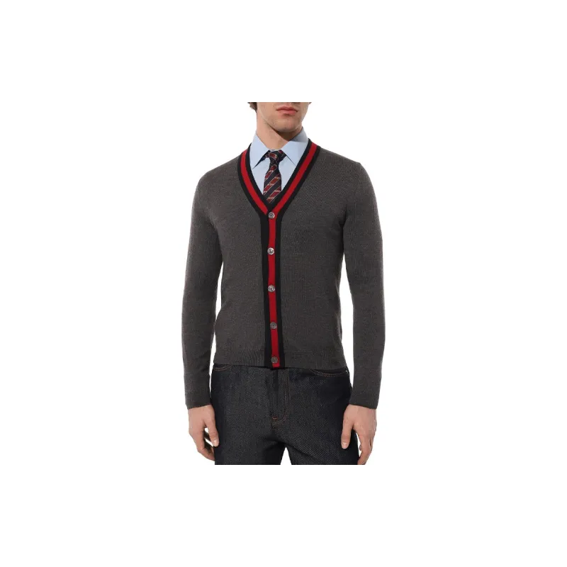 GUCCI Knitwear Men Dark Gray-2