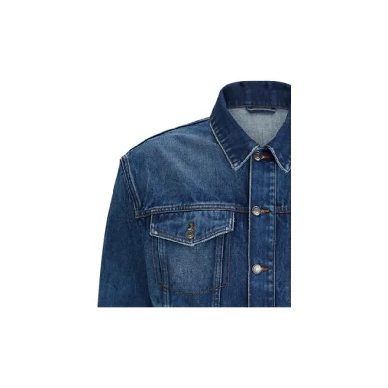 HUGO BOSS SS24 Denim Jacket Men's Blue-3