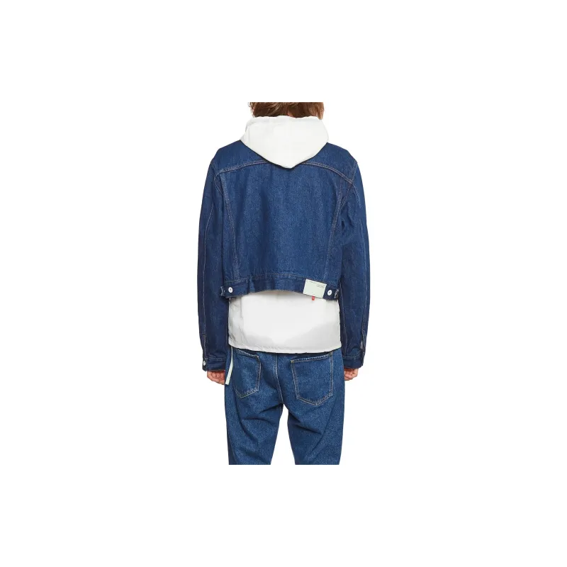 OFF WHITE Panelled Denim Jacket-2