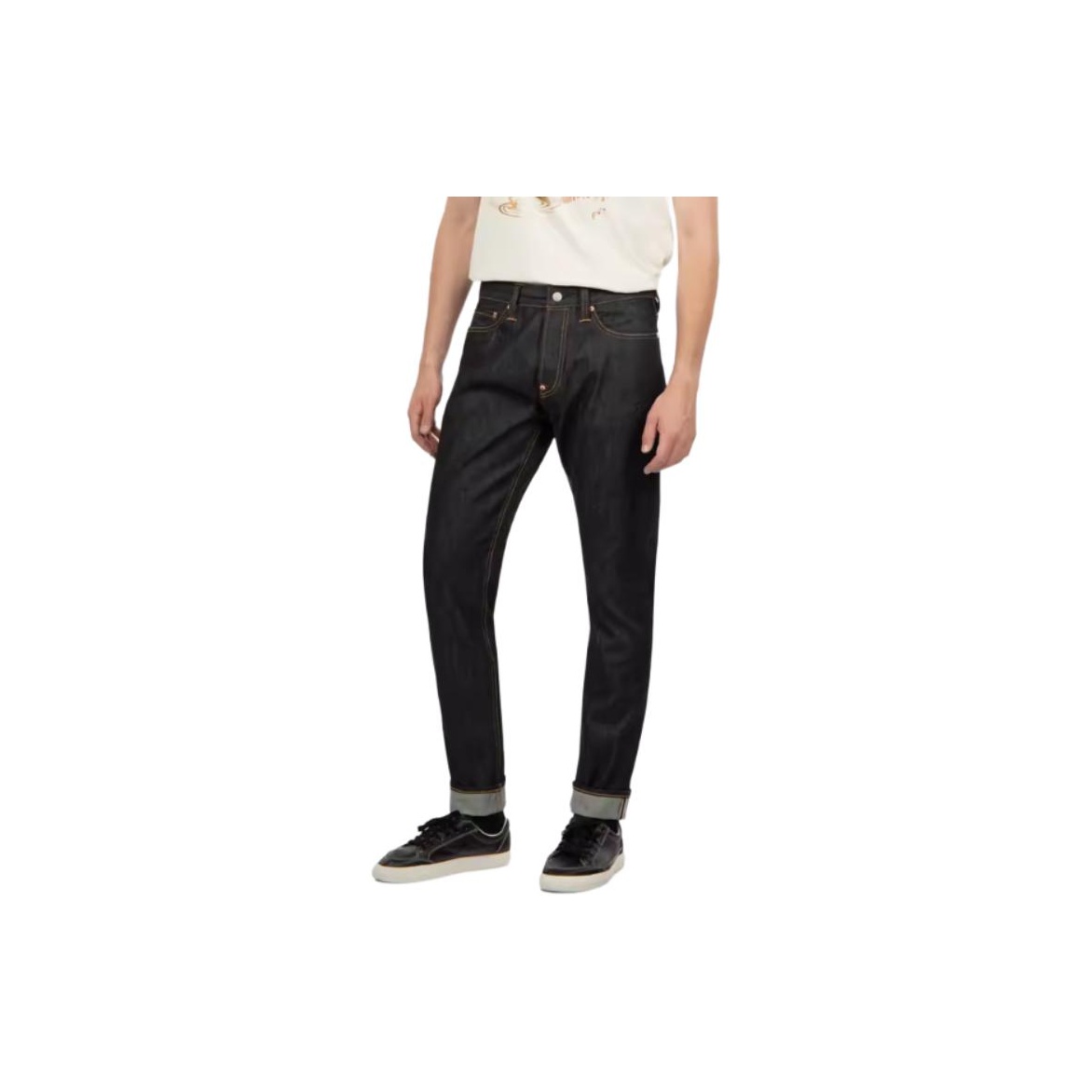 EVISU Jeans Men Denim Blue - POIZON