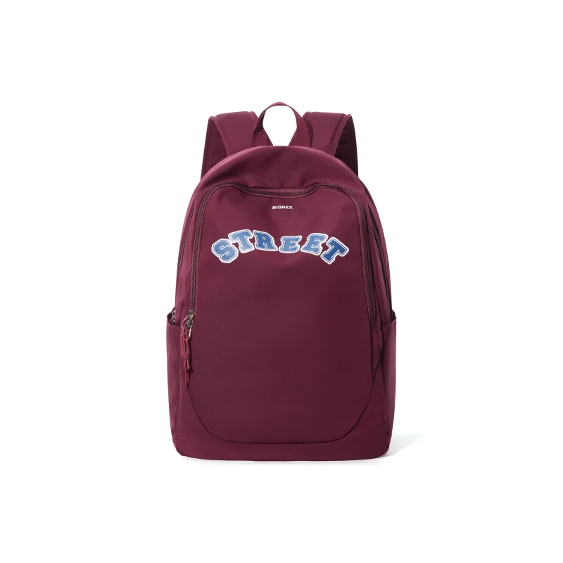 RIOREX Fabric Backpack Laptop Bags Unisex Black/Blue/Red-10