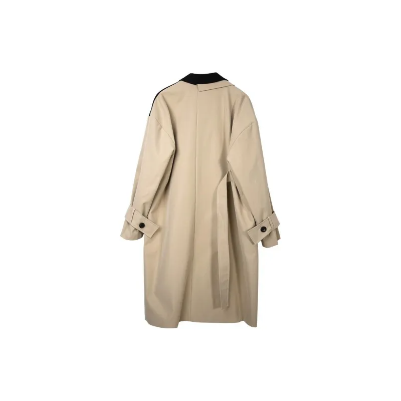 RAYSHOW Trench Coat Men's Khaki-1