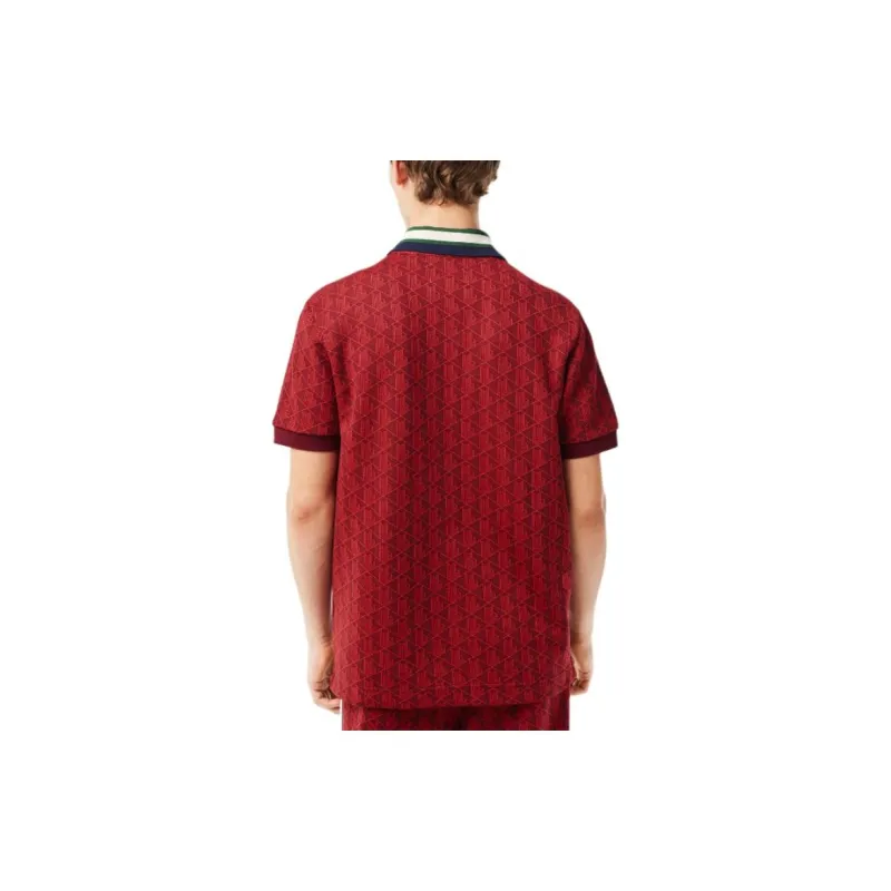 LACOSTE Polo Shirts Men Red-2