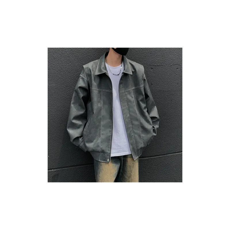 FOR FEAR THAT Leather Jacket Unisex-12