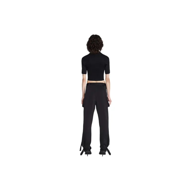 DION LEE SS24 Set in Sleeve T Shirt Unisex Black-2