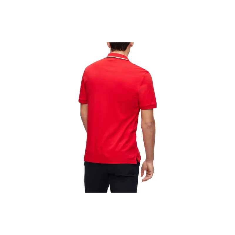 HUGO BOSS Polo Shirts Men Red-2