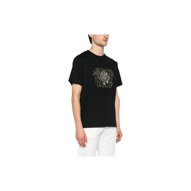 EMPORIO ARMANI SS24 T Shirt Men's Black-3