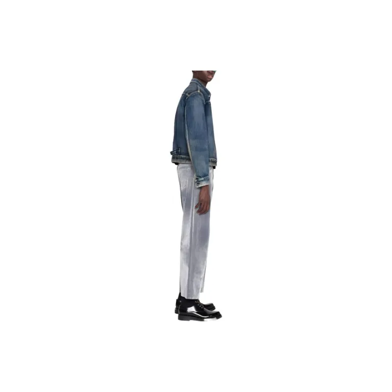DIOR FW22 Denim Jacket Men's Blue-3
