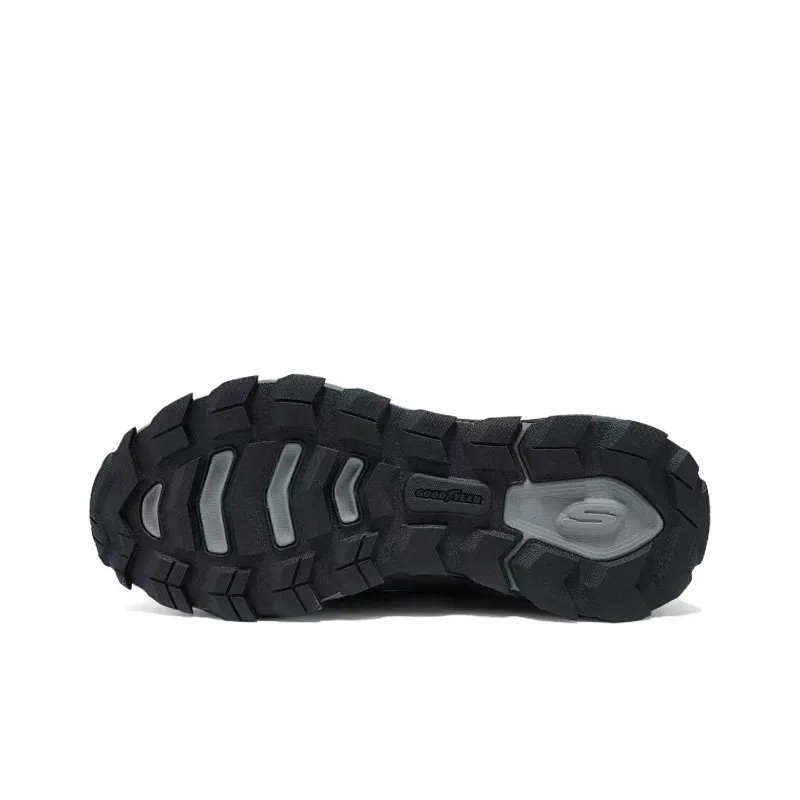 Skechers OUTDOOR MENS Slip Resistant Breathable Low Top Outdoor Shoes Men's Charcoal Gray-4