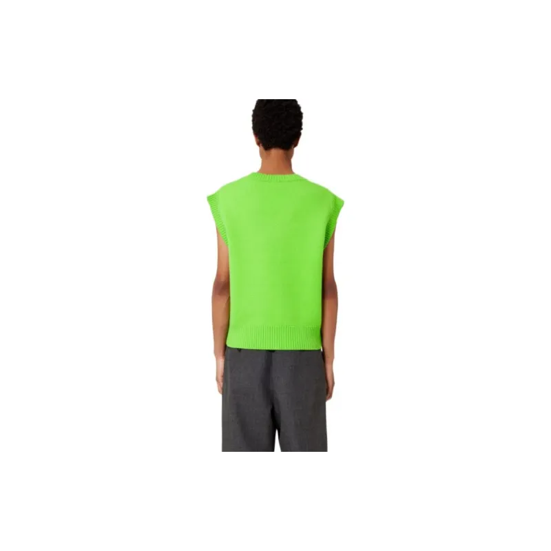AMIPARIS Ami De Coeur Merino Wool Sleeveless Sweater-2