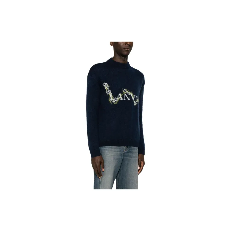 Lanvin Sweater Men's Marine Blue-3
