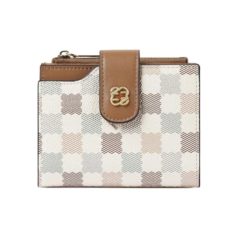 TUCANO PVC Leather With Synthetic Leather Wallet Women's Light Apricot/Light Pink-0