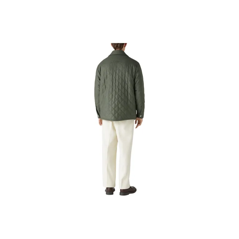 Loro Piana Hemdjacke Shonai Jackets & Coats Men's Green-3
