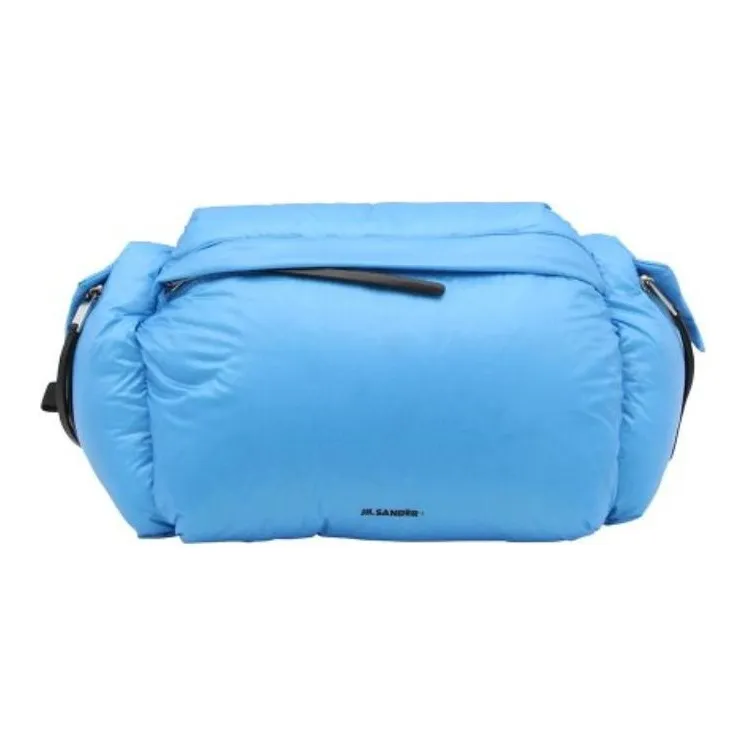 JIL SANDER + Logo Printed Zipped Padded Belt Bag-2