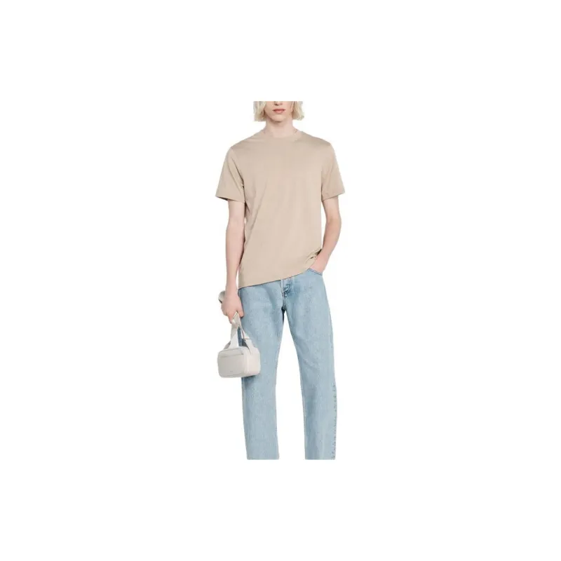 Sandro Logo embroidered Cotton T shirt-2