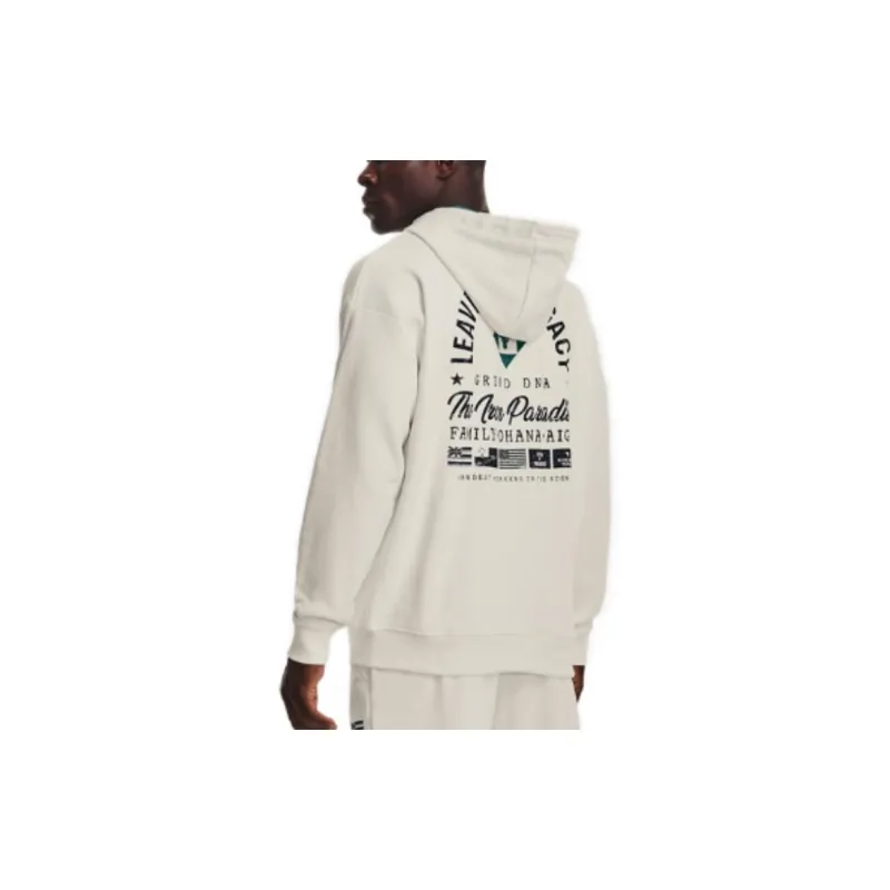 Under Armour Sweatshirts Men Ivory White-3
