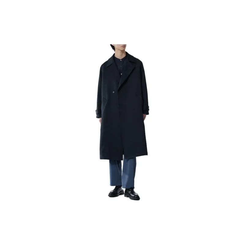 UNITED TOKYO Trench Coat Men's Black-1
