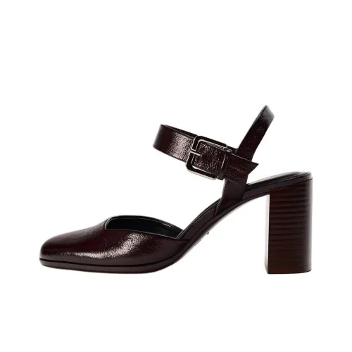 ZARA High Heels Women's Burgundy