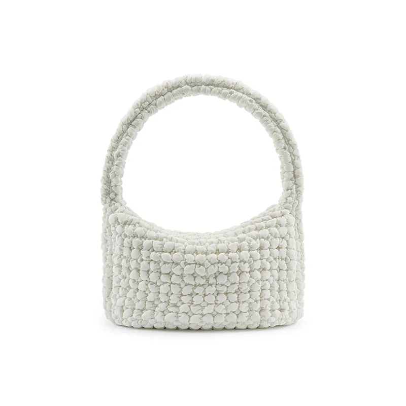 Soullight Water-Repellent Eco-Friendly Fabric Crossbody Bag Shoulder Bag Tote Shoulder Bag Large Size Unisex White-0