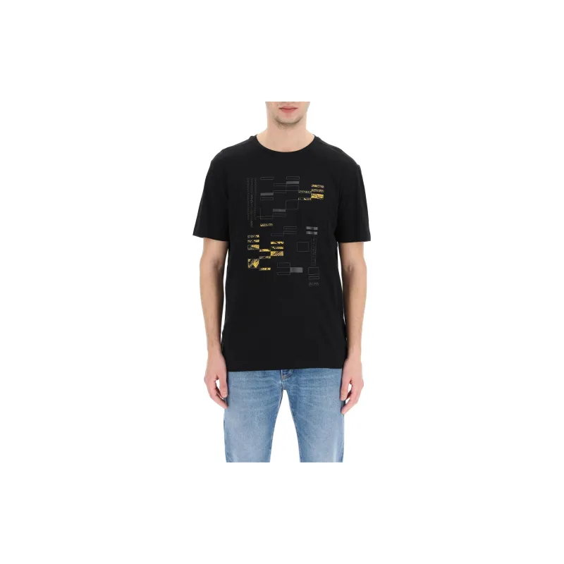 HUGO BOSS Short Sleeved T Shirts Men's 1 Set 2 Pack-7