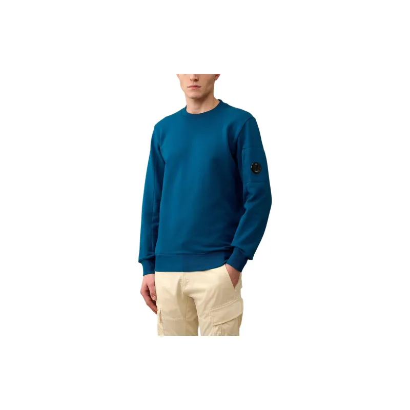 C.P.Company Diagonal Raised Fleece Crew Neck Sweatshirt-1