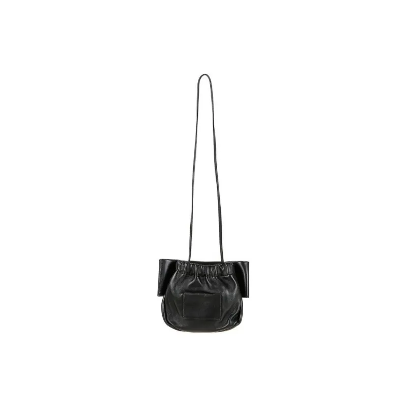 JIL SANDER Logo Embossed Shoulder Bag-3