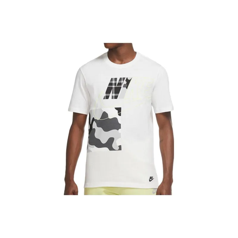 Nike T Shirts Men White-1