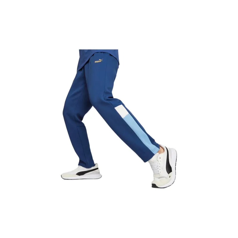 PUMA Knitted Sweatpants Men Dark Navy Blue-2