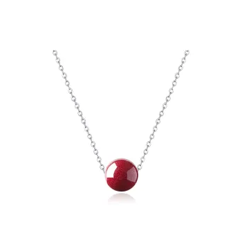 Moon Jewelry Cinnabar Necklaces Women's