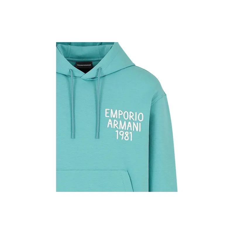 EMPORIO ARMANI Sweatshirt Men's Turquoise-2