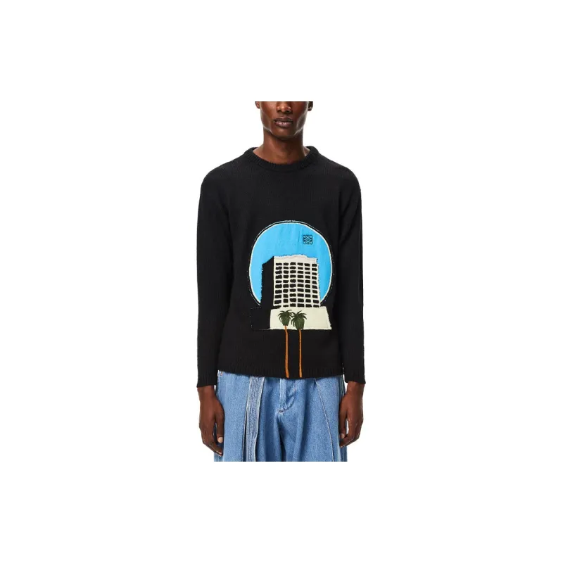 LOEWE Sweaters Men Black-2