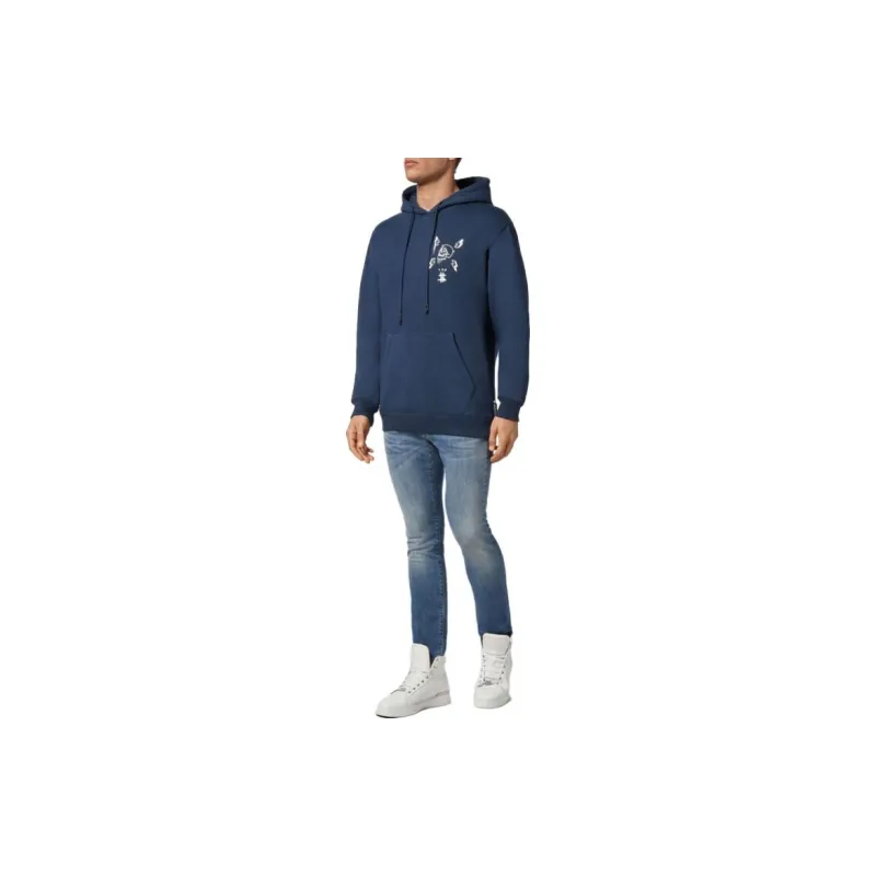 PHILIPP PLEIN Sweatshirts Men Marine Blue-1