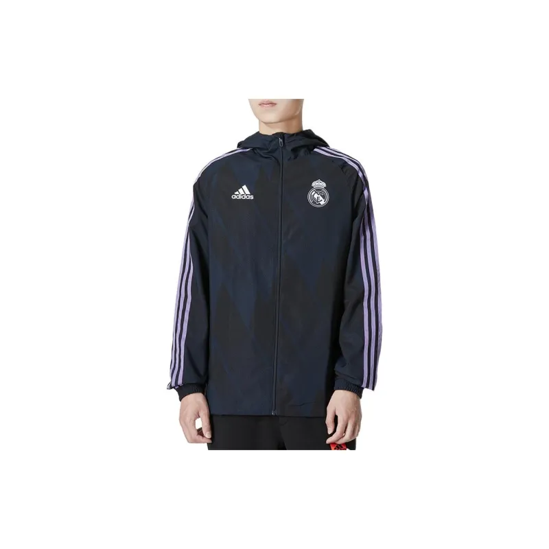 Adidas Real Madrid C.F Jacket Men's Blue-1