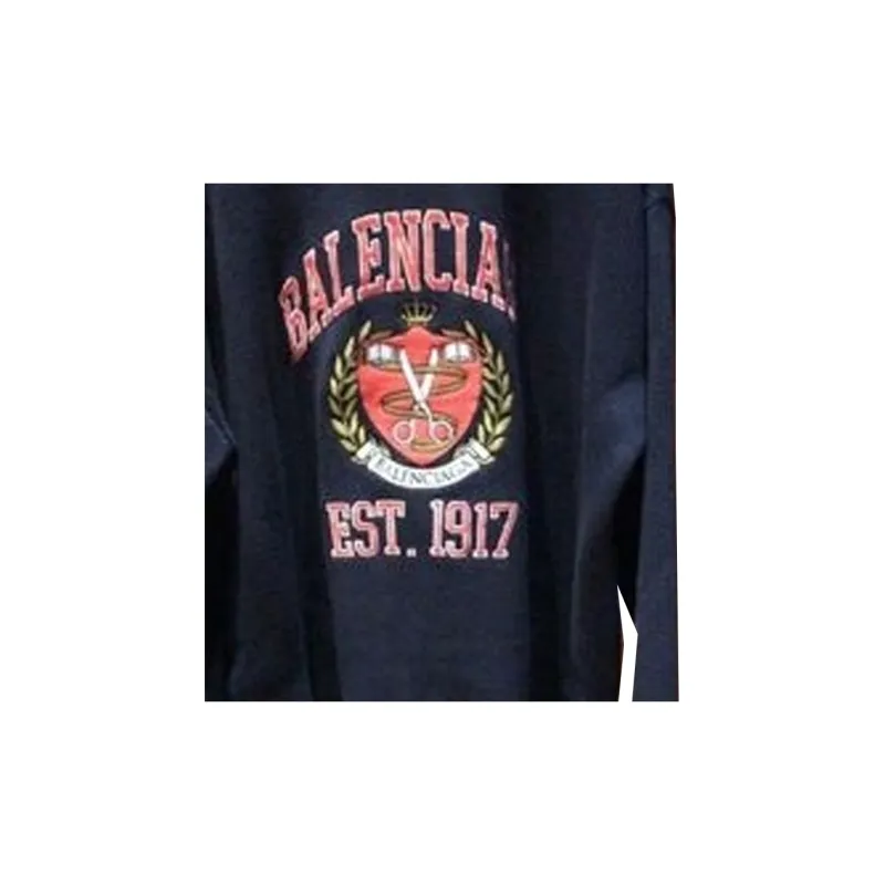 Balenciaga Sweaters Men Dark Blue-3