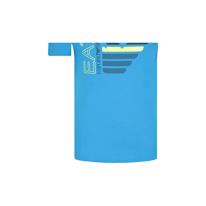 EMPORIO ARMANI EA7 T Shirts Men Blue-4