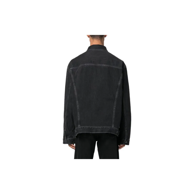 Acne Studios Denim Jackets Unisex Black-3