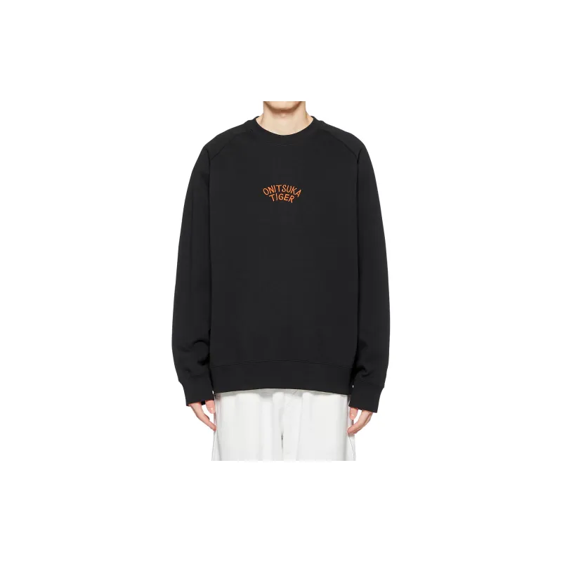 Onitsuka Tiger SWEAT TOP Sweatshirt Unisex Black-2