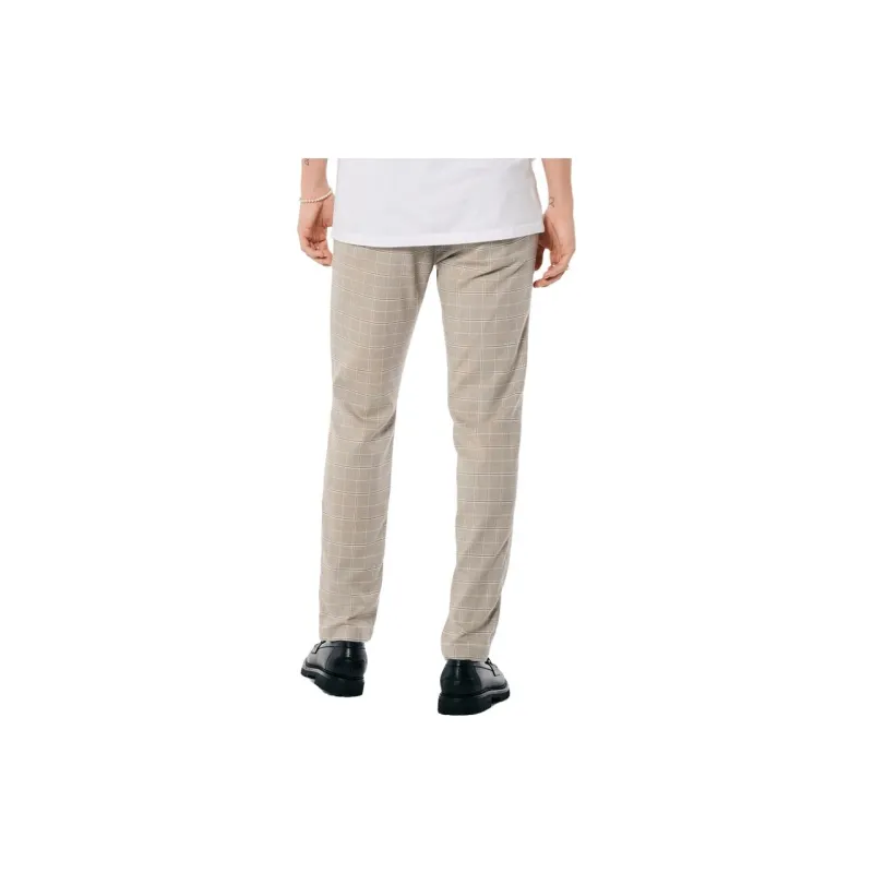 Hollister Casual Pants Men Brown Yellow-2