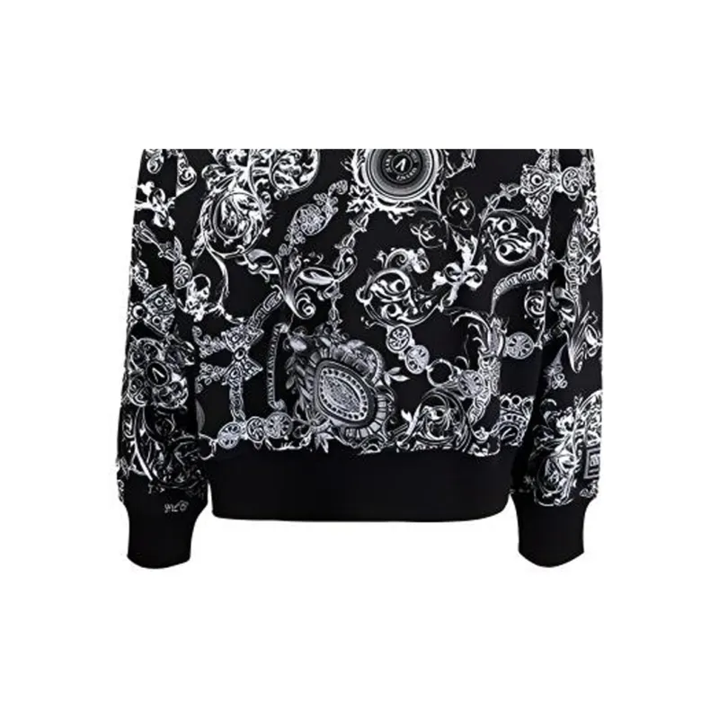 VERSACE JEANS COUTURE Sweatshirts Men Black-5