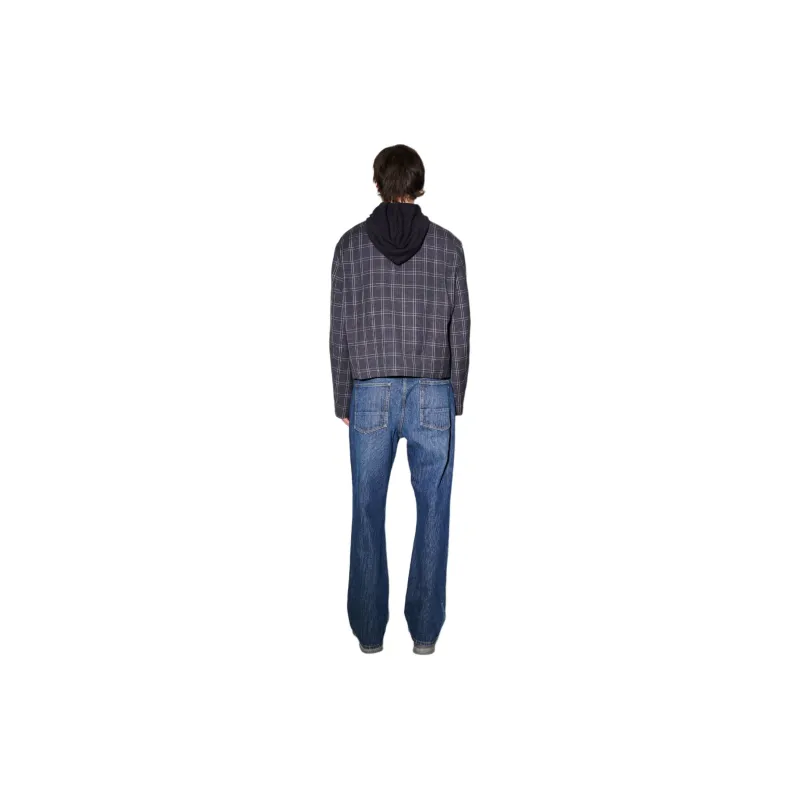 OUR LEGACY Mini Plaid-check Shirt Jacket-2