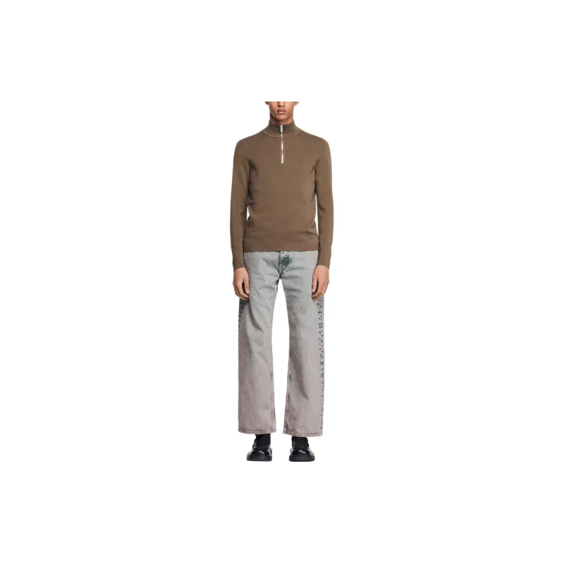 Sandro Sweaters Men Umber-1
