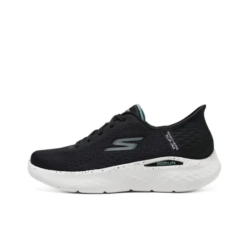 Skechers WOMEN'S GO Series Running Shoes Women's Low-Top Black/White